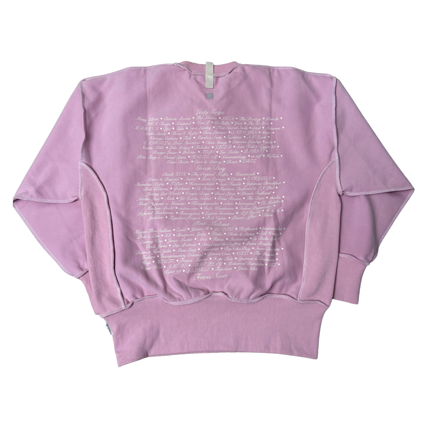 Crystal Overlay Lineup Sweatshirt