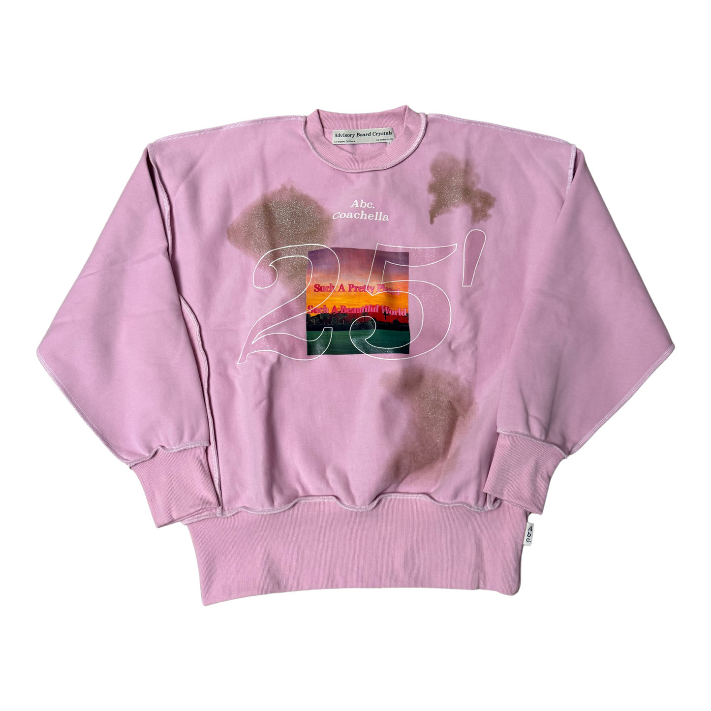 Crystal Overlay Lineup Sweatshirt
