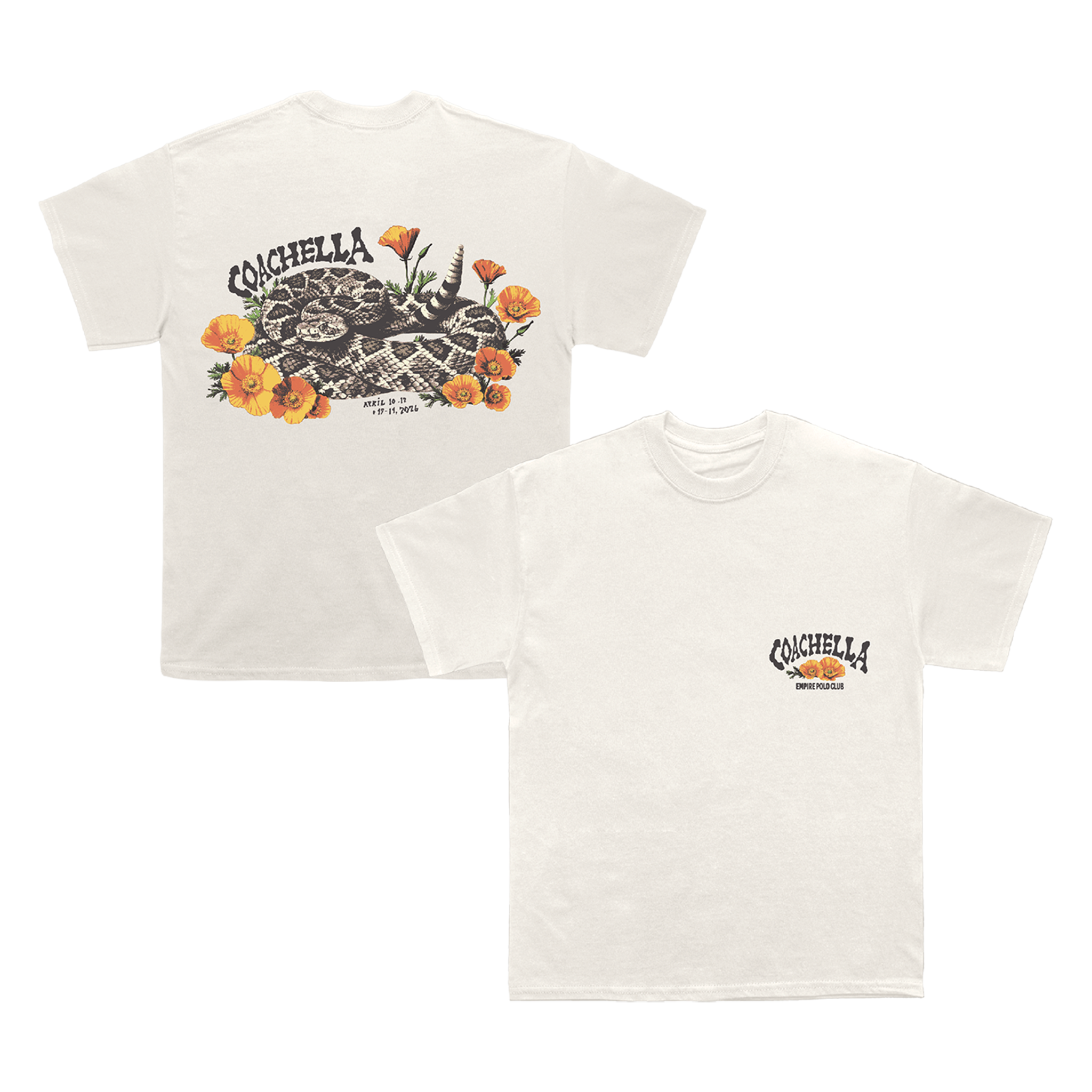 BIGBANG Coachella White Tee(Lサイズ) NEW BIGBANG 2026 COACHELLA