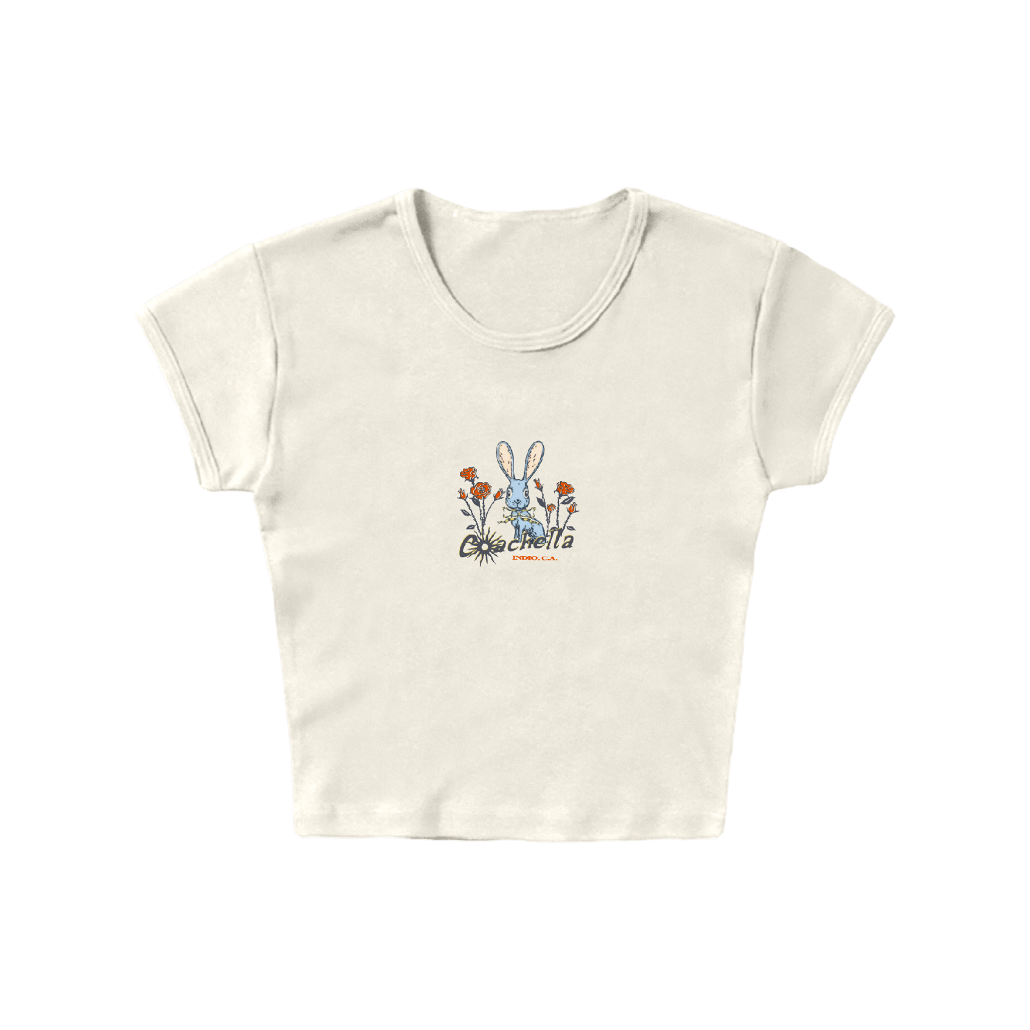 Ribbons & Roses Crop Tee – Coachella Store