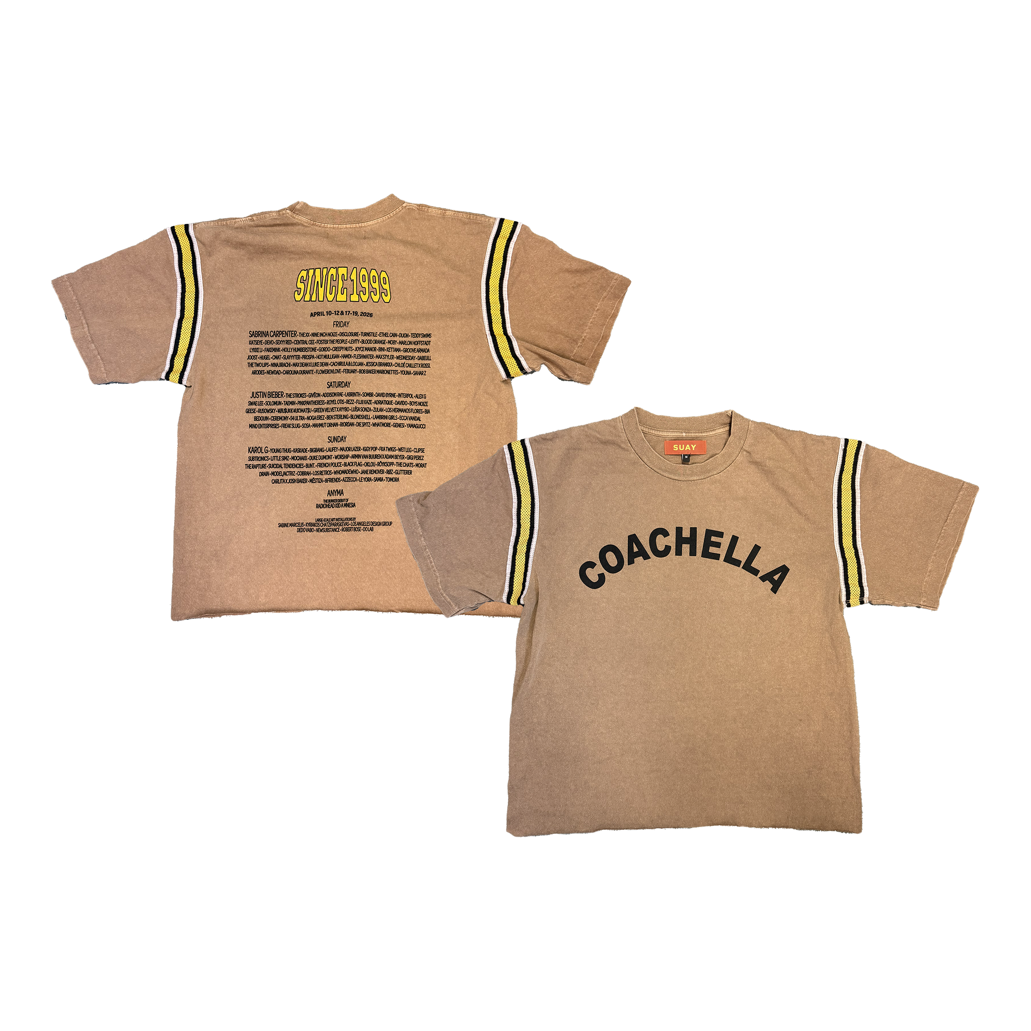 SUAY x Coachella Lineup Tee – Coachella Store
