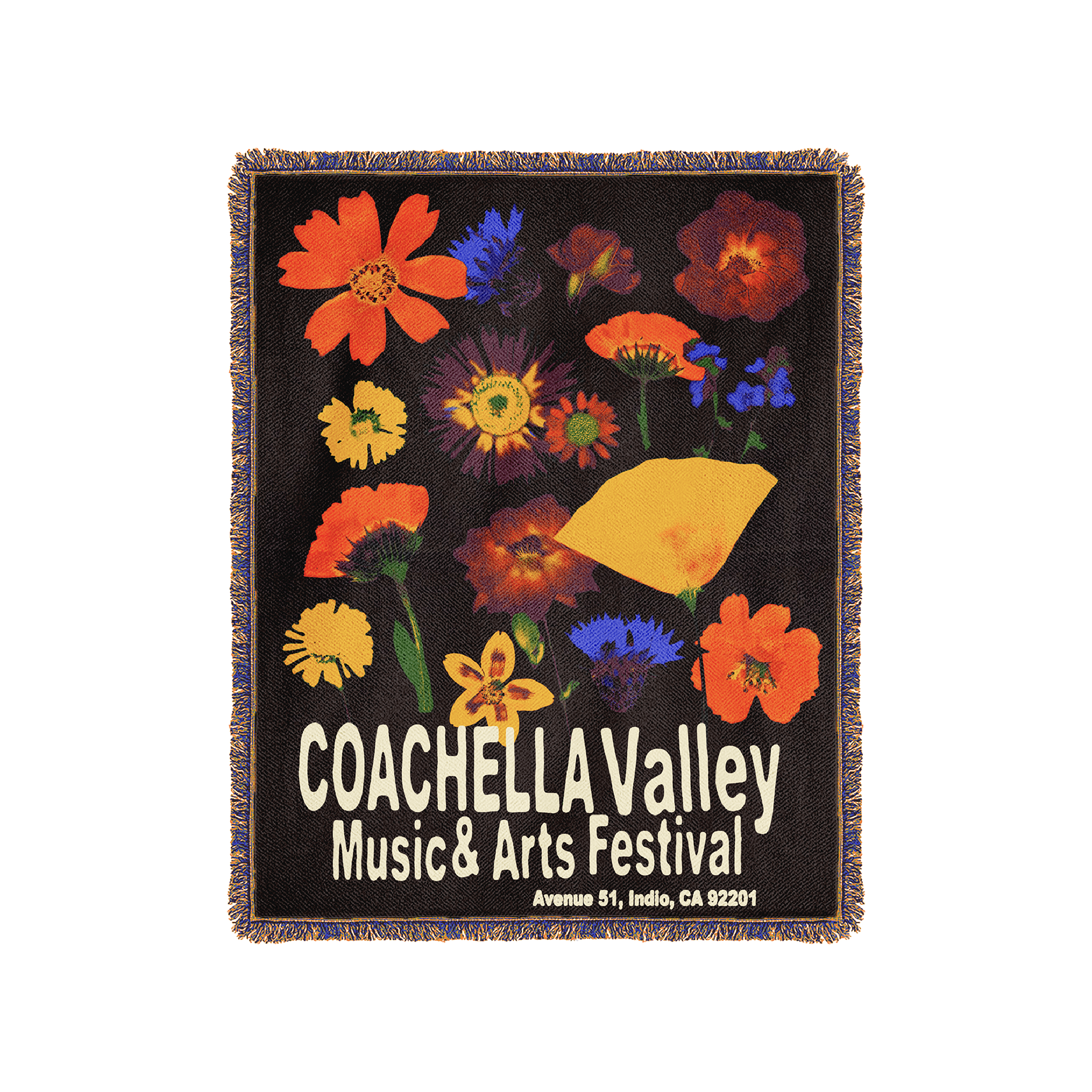 Pressed Flowers Blanket – Coachella Store