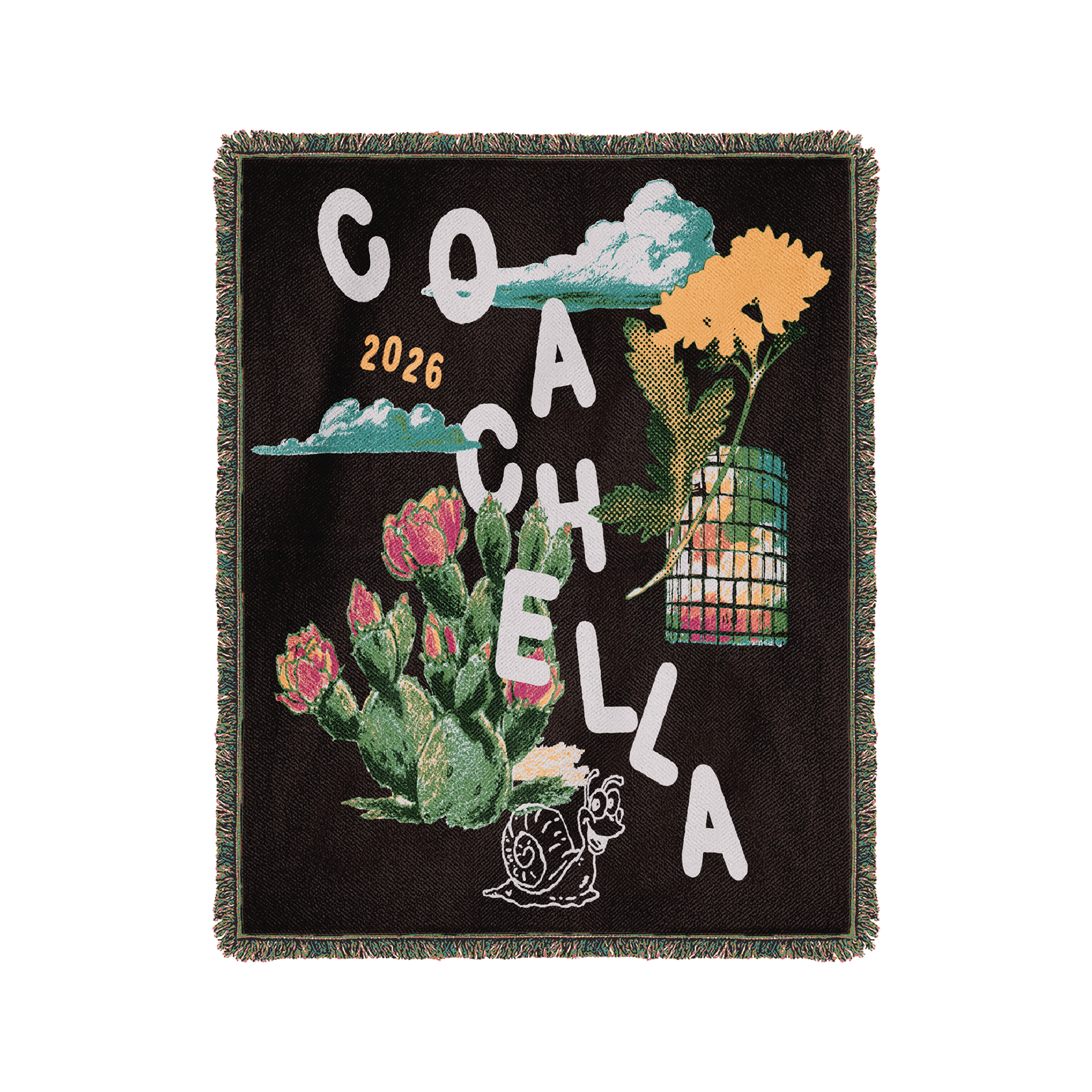 Coachella Collage Blanket - Amex® Exclusive – Coachella Store