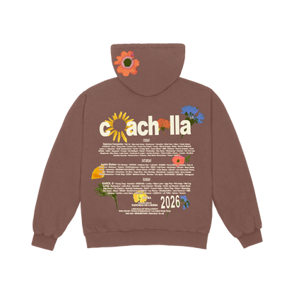 Pressed Flowers Lineup Zip Hoodie