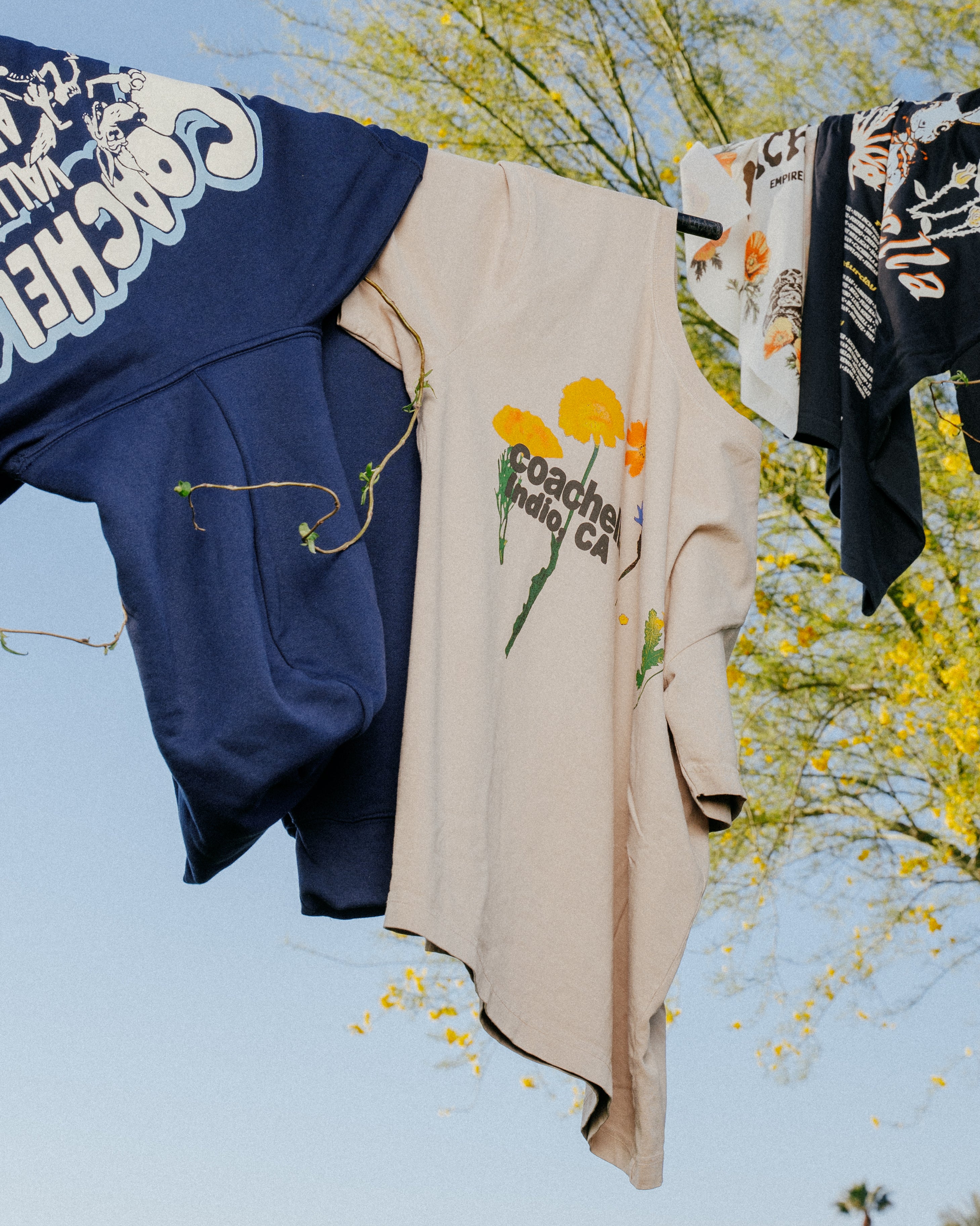 Pressed Flowers 2026 Lineup Tee – Coachella Store