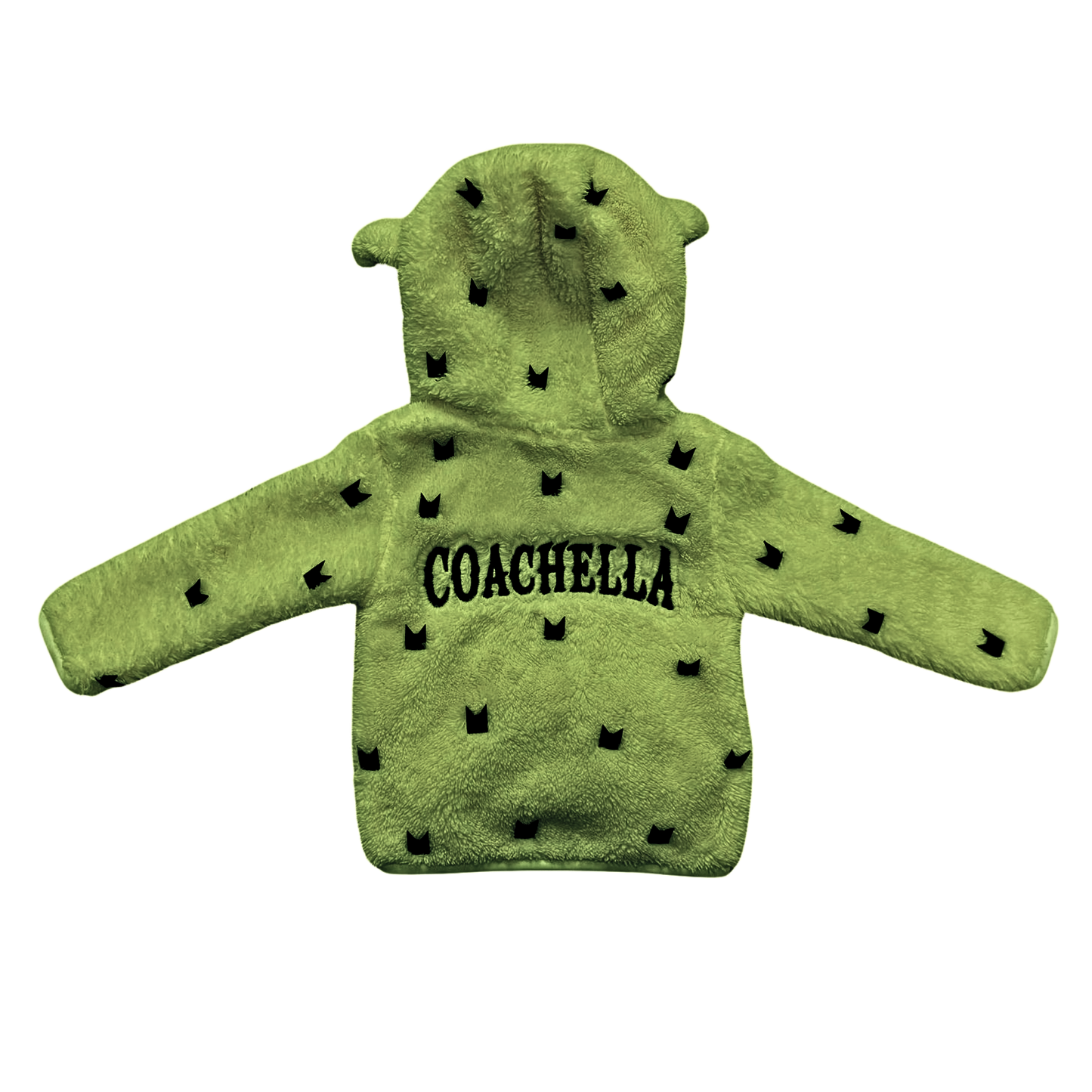 Cactus Teddy Kids Zip Hoodie