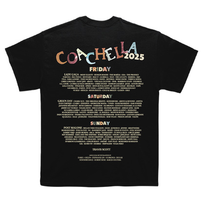 Coachella - Collage Lineup T-Shirt - Back