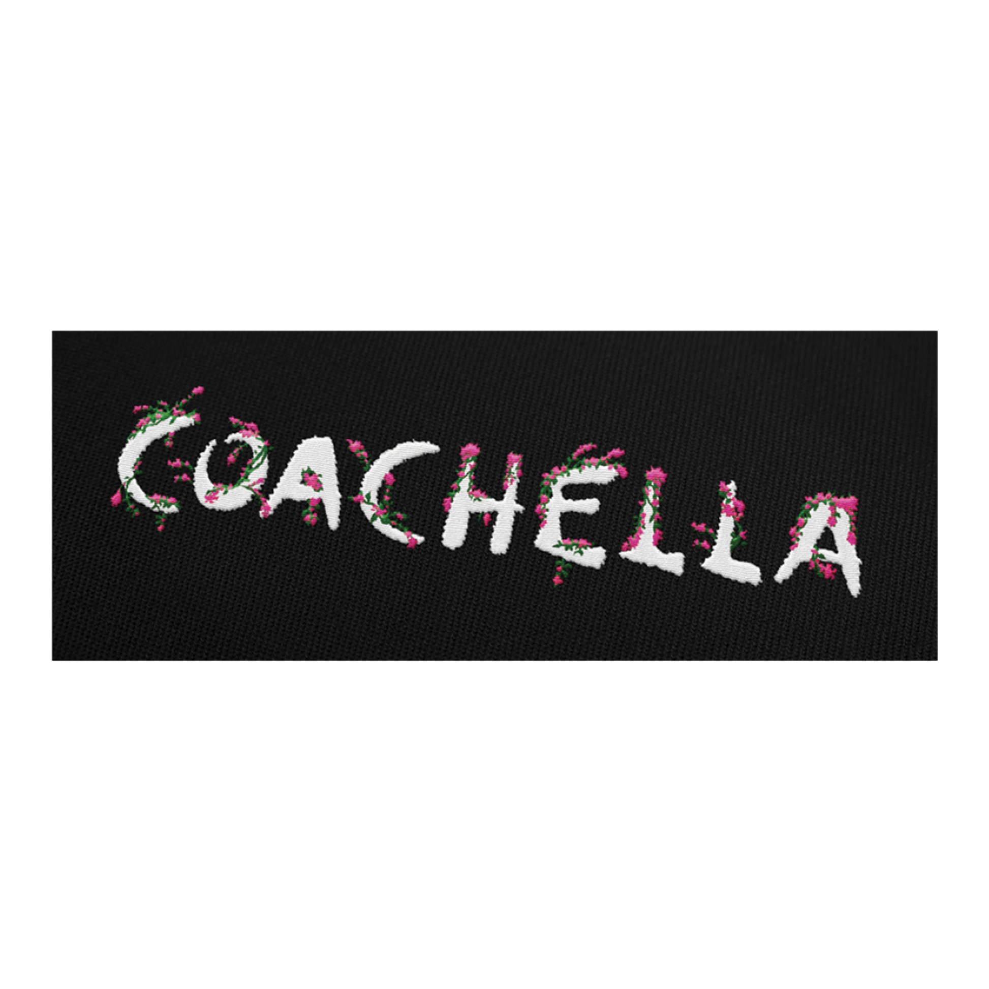 Coachella 2025 Lineup Hooded Sweatshirt - Embroidery