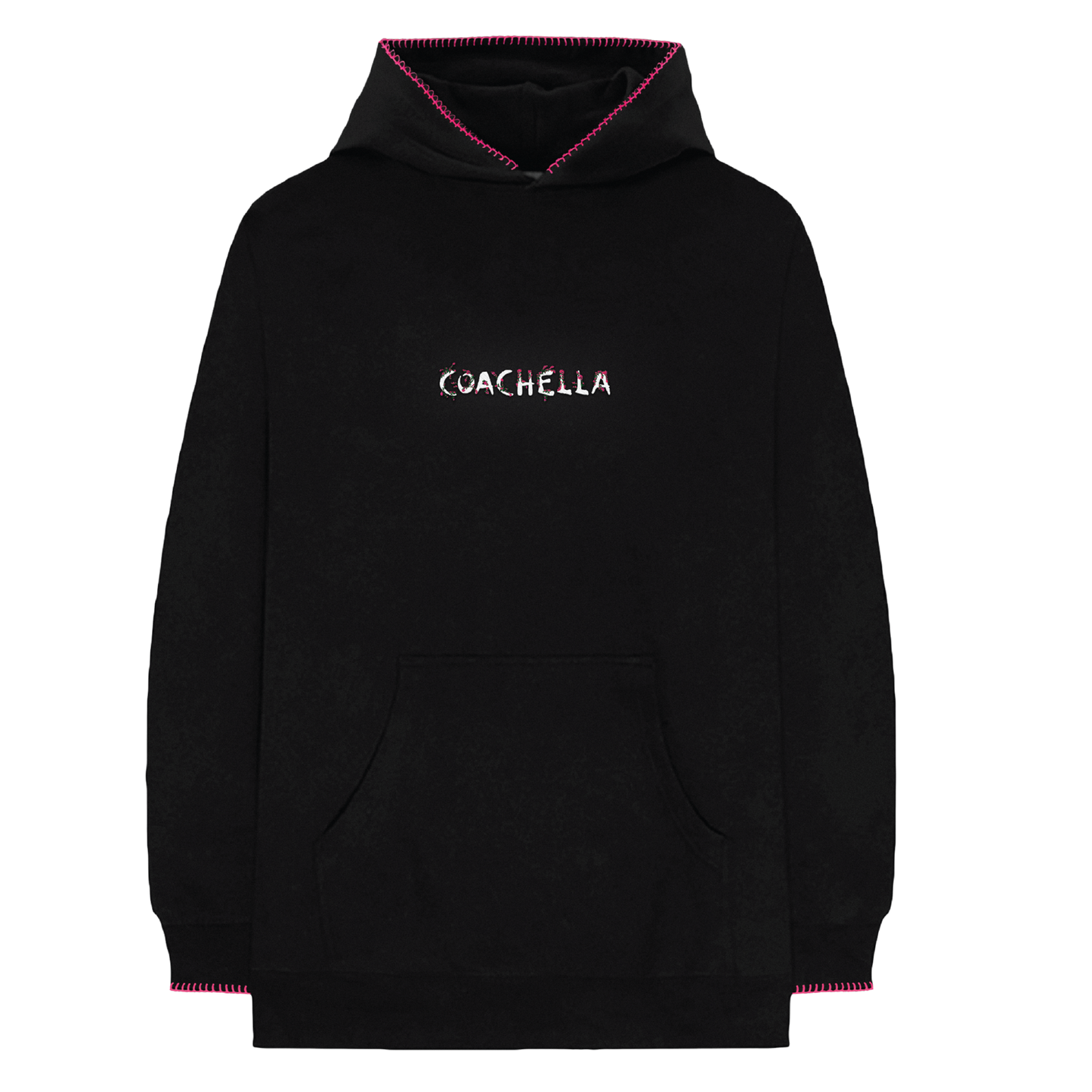 Coachella 2025 Lineup Hooded Sweatshirt - Front