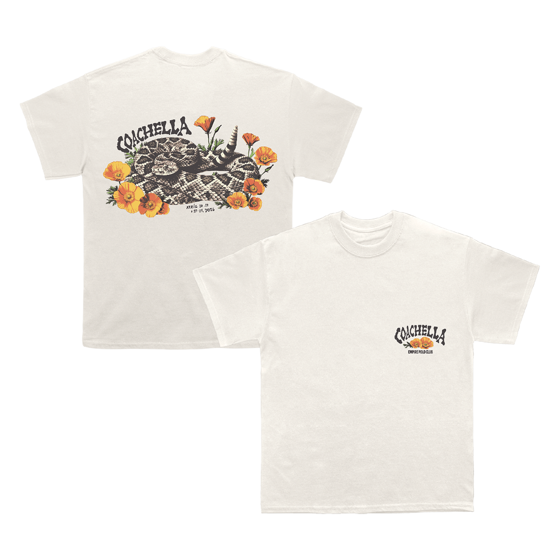 Ophidian & Poppies Tee – Coachella Store