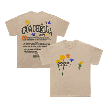 Pressed Flowers 2026 Lineup Tee