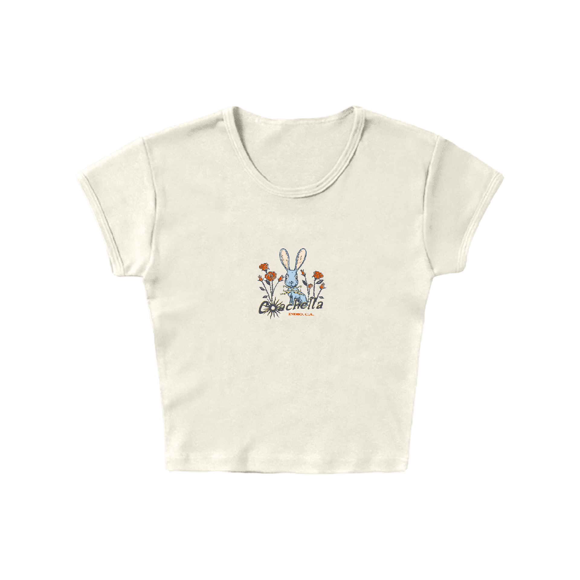 Ribbons & Roses Crop Tee – Coachella Store