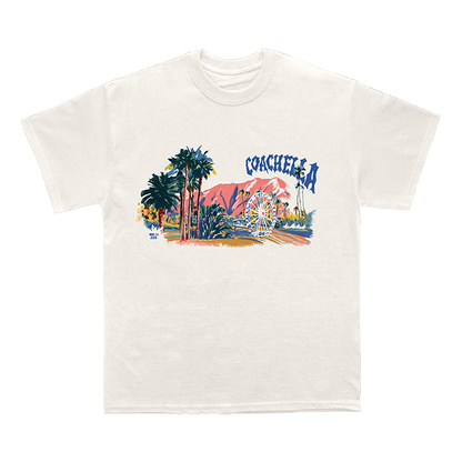 Coachella Pastels 2026 Lineup Tee