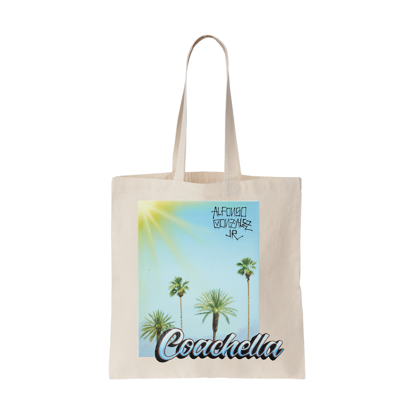 Painted Palms Tote