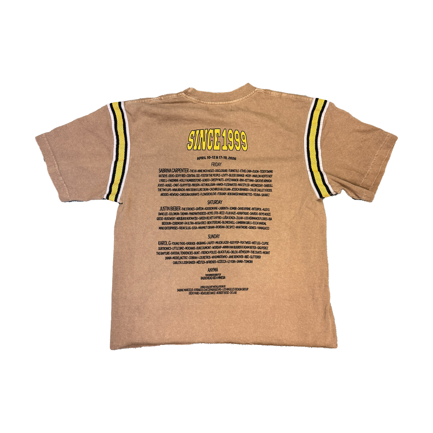 SUAY x Coachella Lineup Tee – Coachella Store
