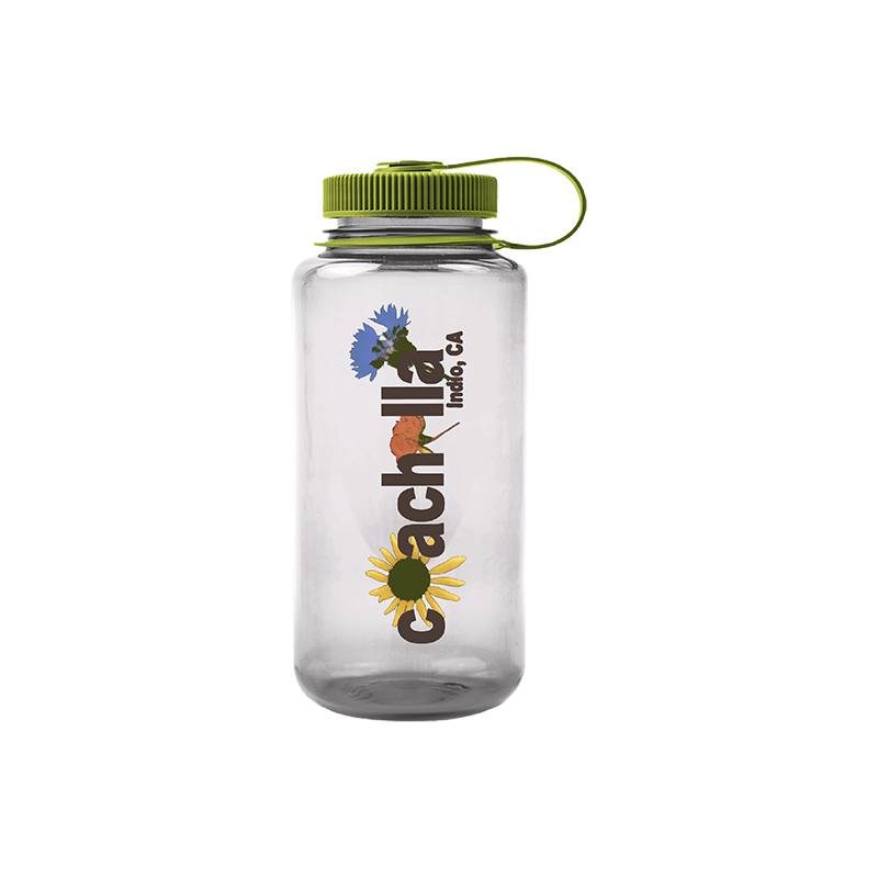 Pressed Flowers Water Bottle