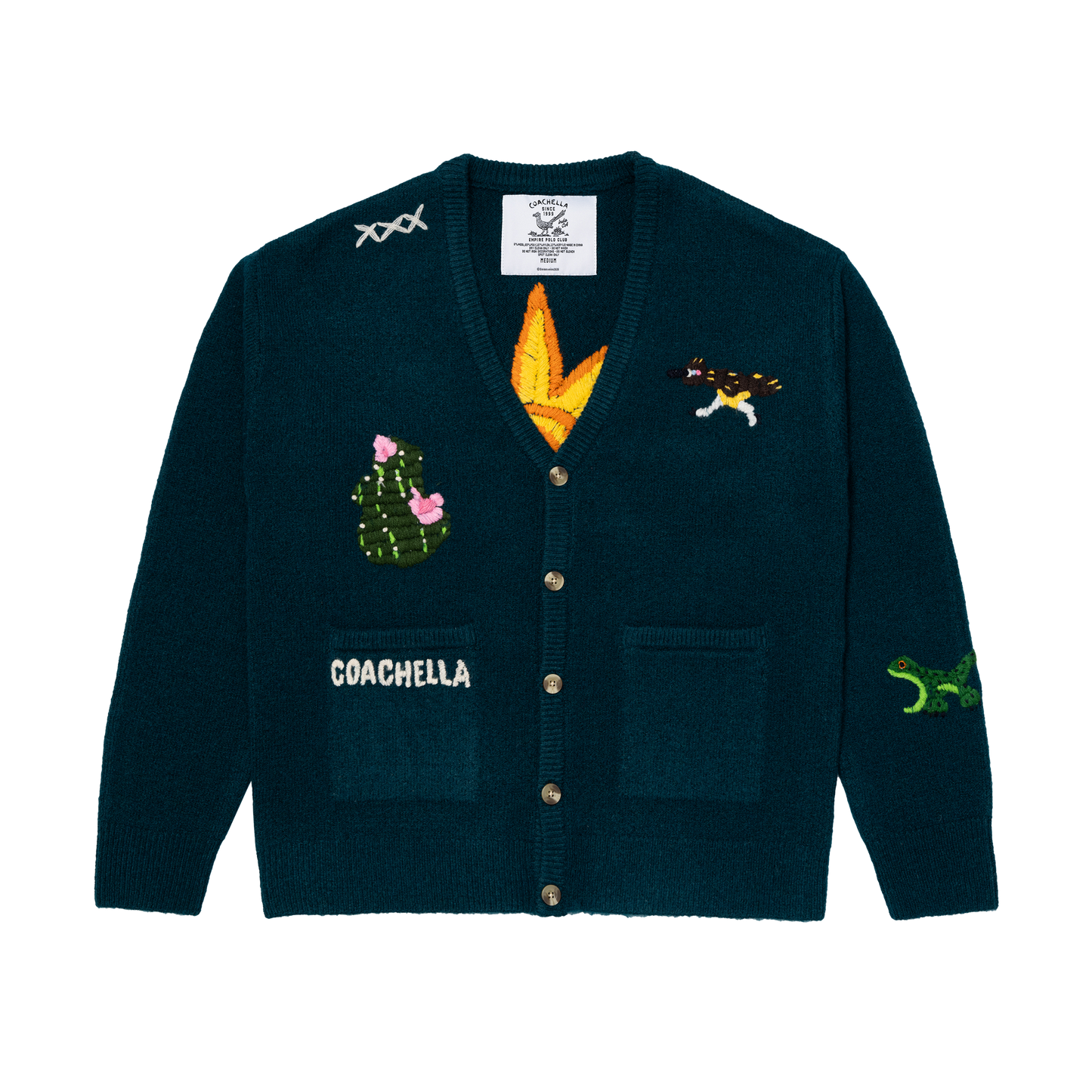 Felt Cute Knit Cardigan