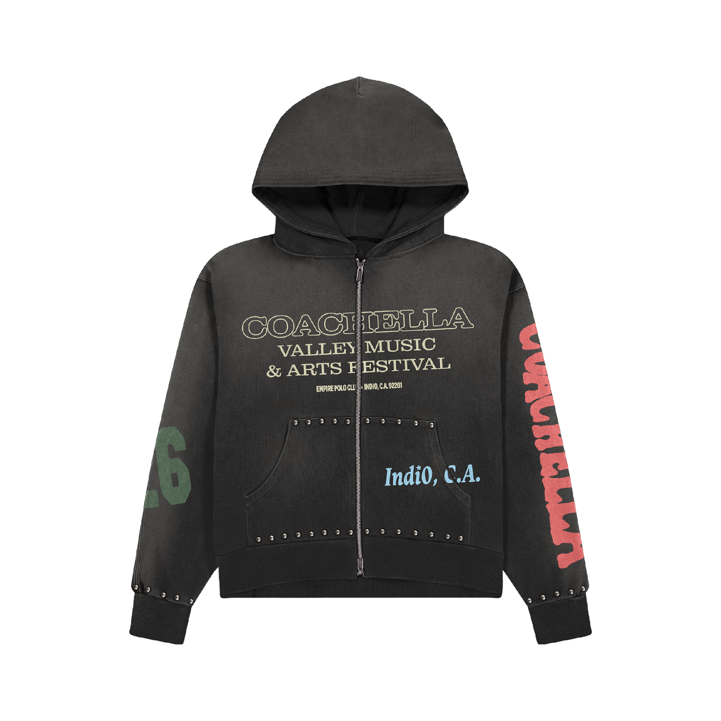 1999 Studded Zippy Hoodie