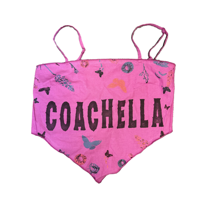 SUAY x Coachella Monarchs Bandana Top